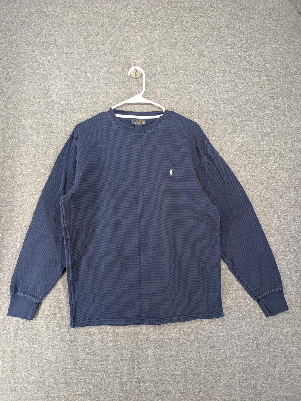 Polo by Ralph Lauren Waffle-Knit Long Sleeve Crewneck Shirt